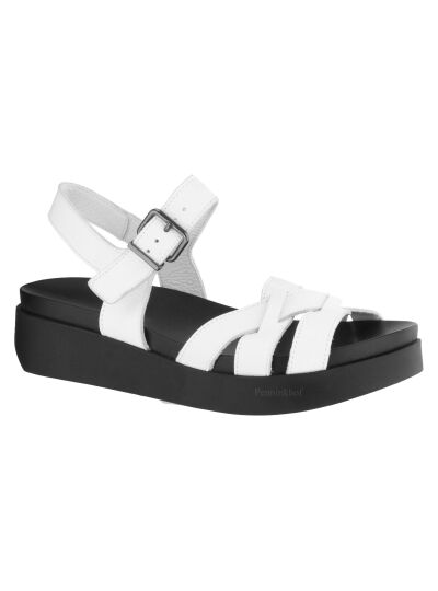 Arche Sandale blanc/noir MYANAA